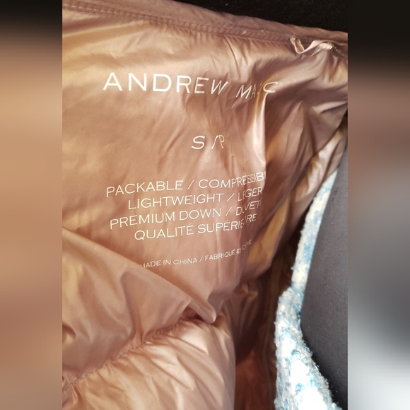 ANDREW MARC Down packable jacket Small - Picture 10 of 10